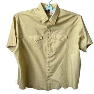Express Riders Men's S/S Western Shirt Pearl Snaps Size 2XL